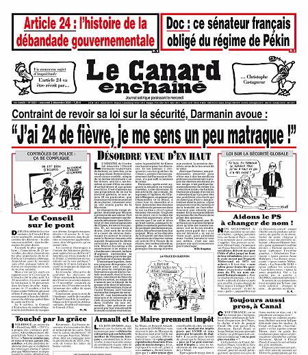 Le Canard enchainé n° 5221