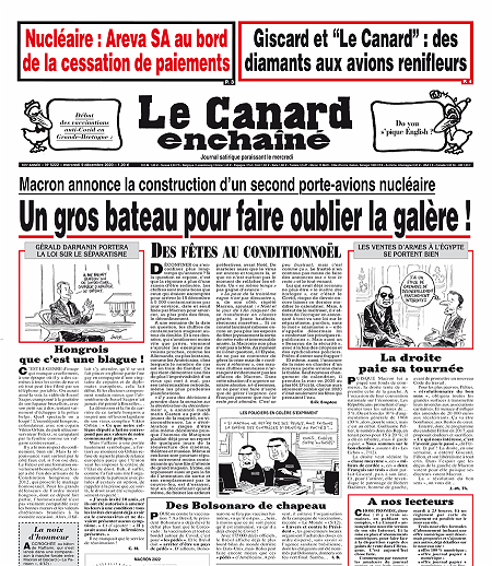 Le Canard enchainé n° 5222