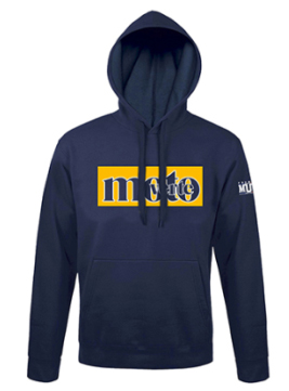 SWEAT A CAPUCHE BLEU M