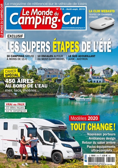 Le Monde du Camping Car n° 314 4.9€